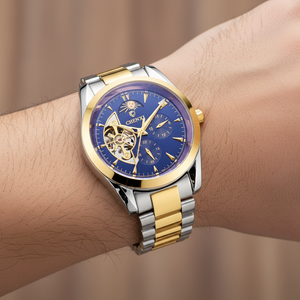 Horloge om de pols fotorealistisch